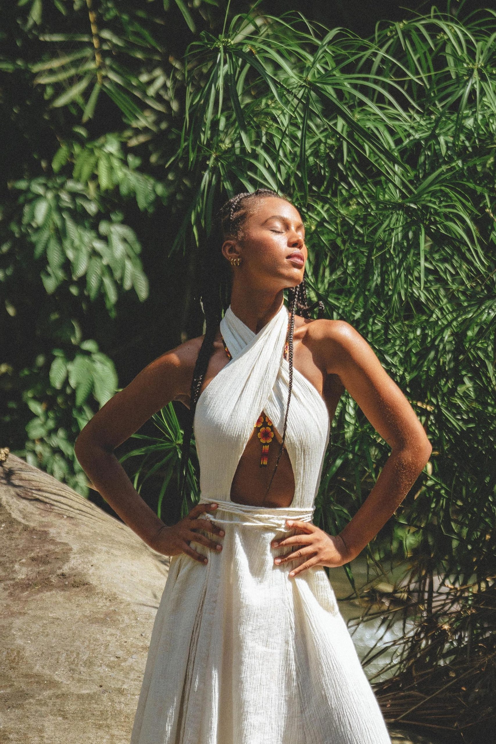 Off White Harmonia Dress Organic Boho Wedding Beach Off White Harmonia Dress Organic Boho Wedding Beach